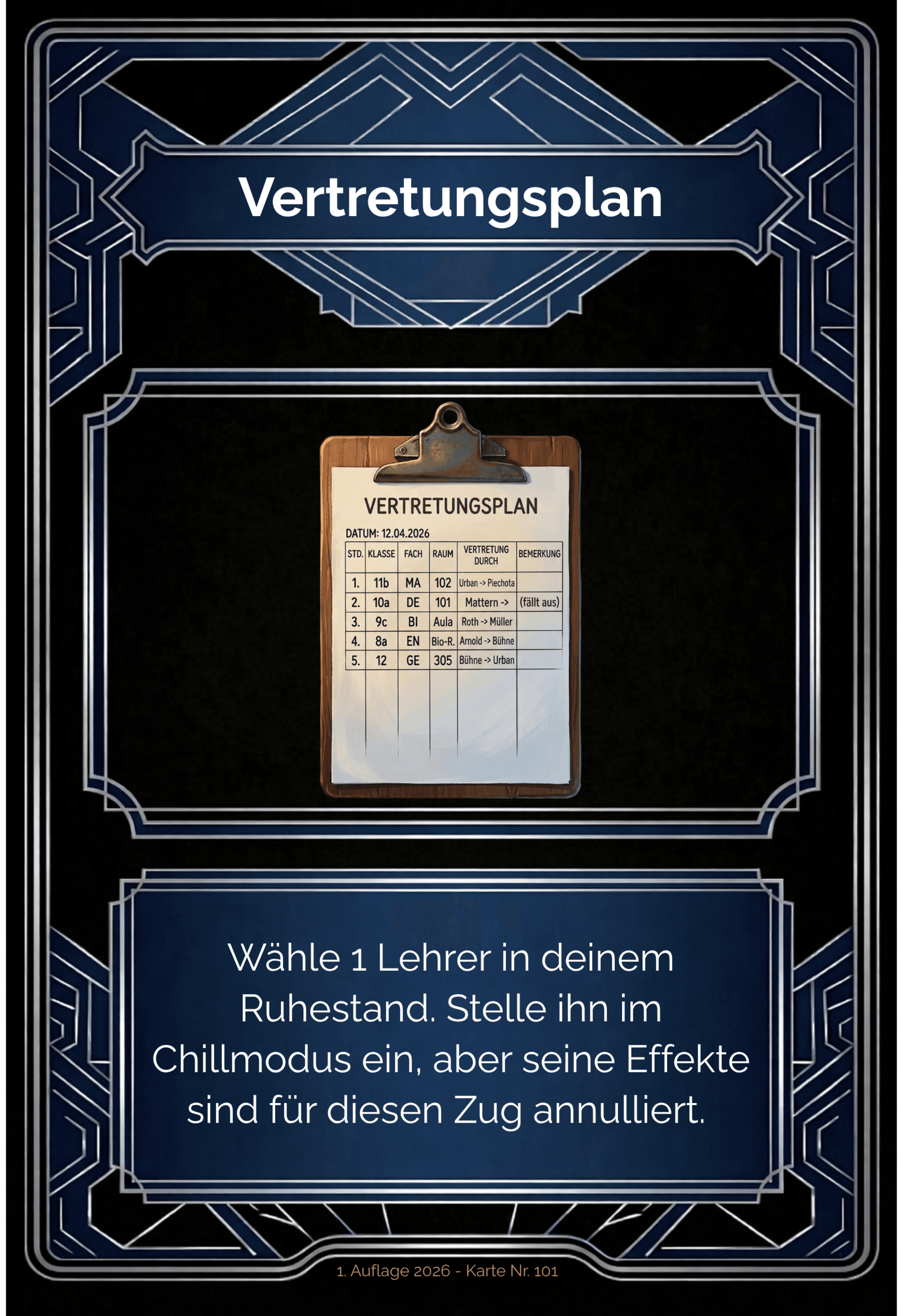 Karte Vertretungsplan