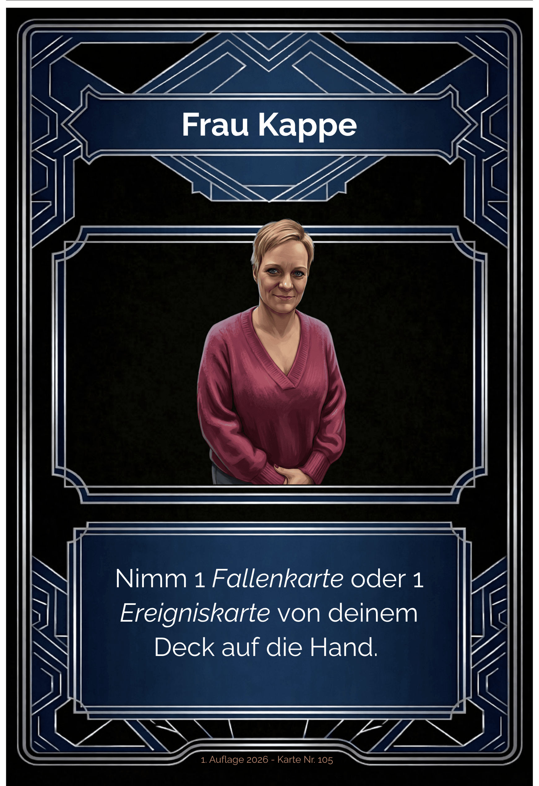 Karte Frau Kappe