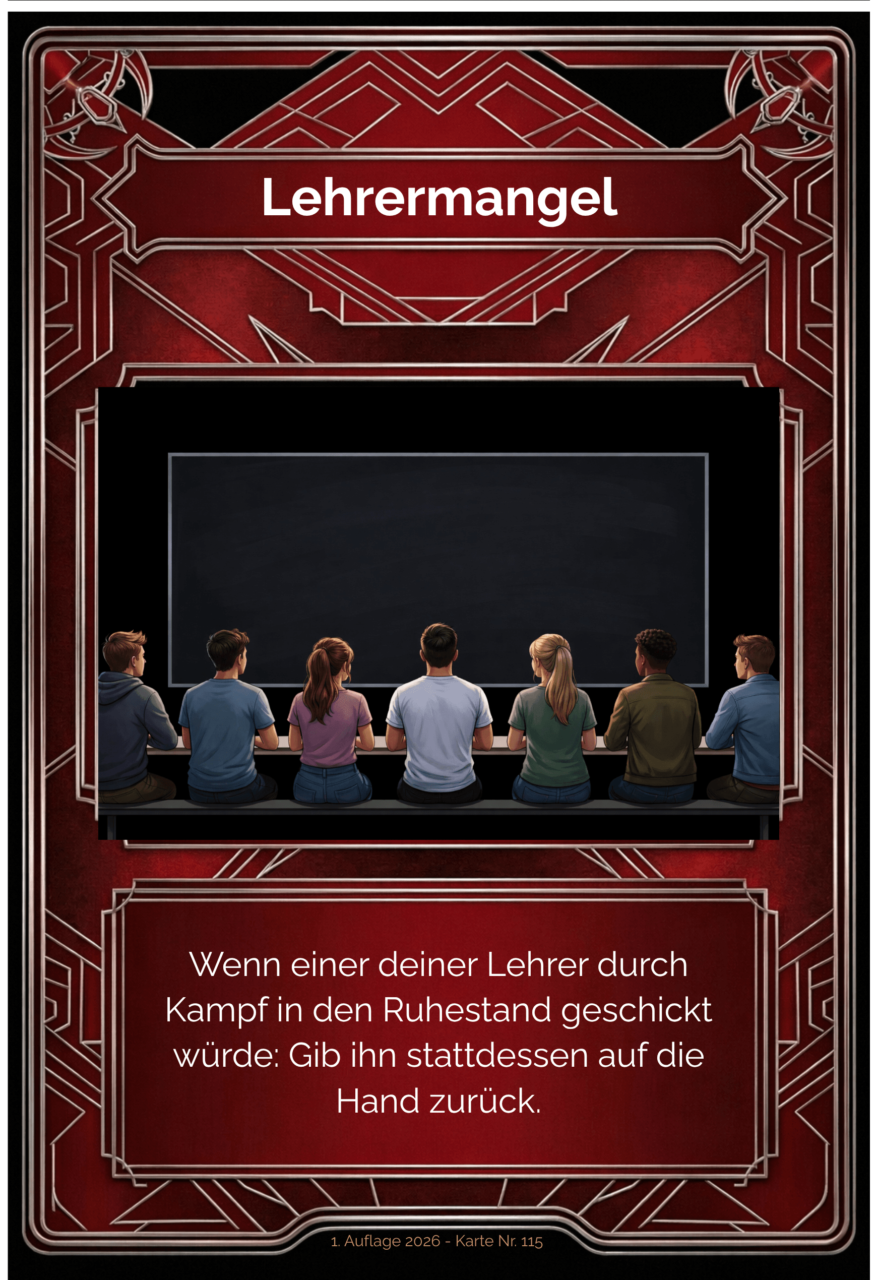 Karte Lehrermangel
