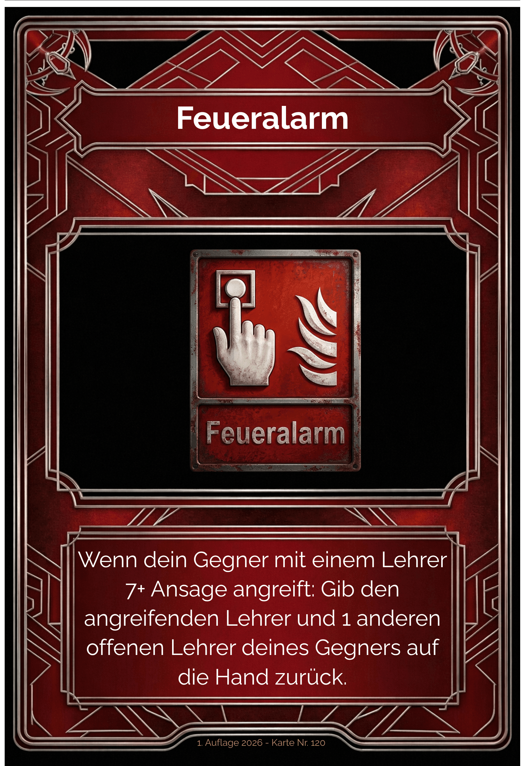 Karte Feueralarm