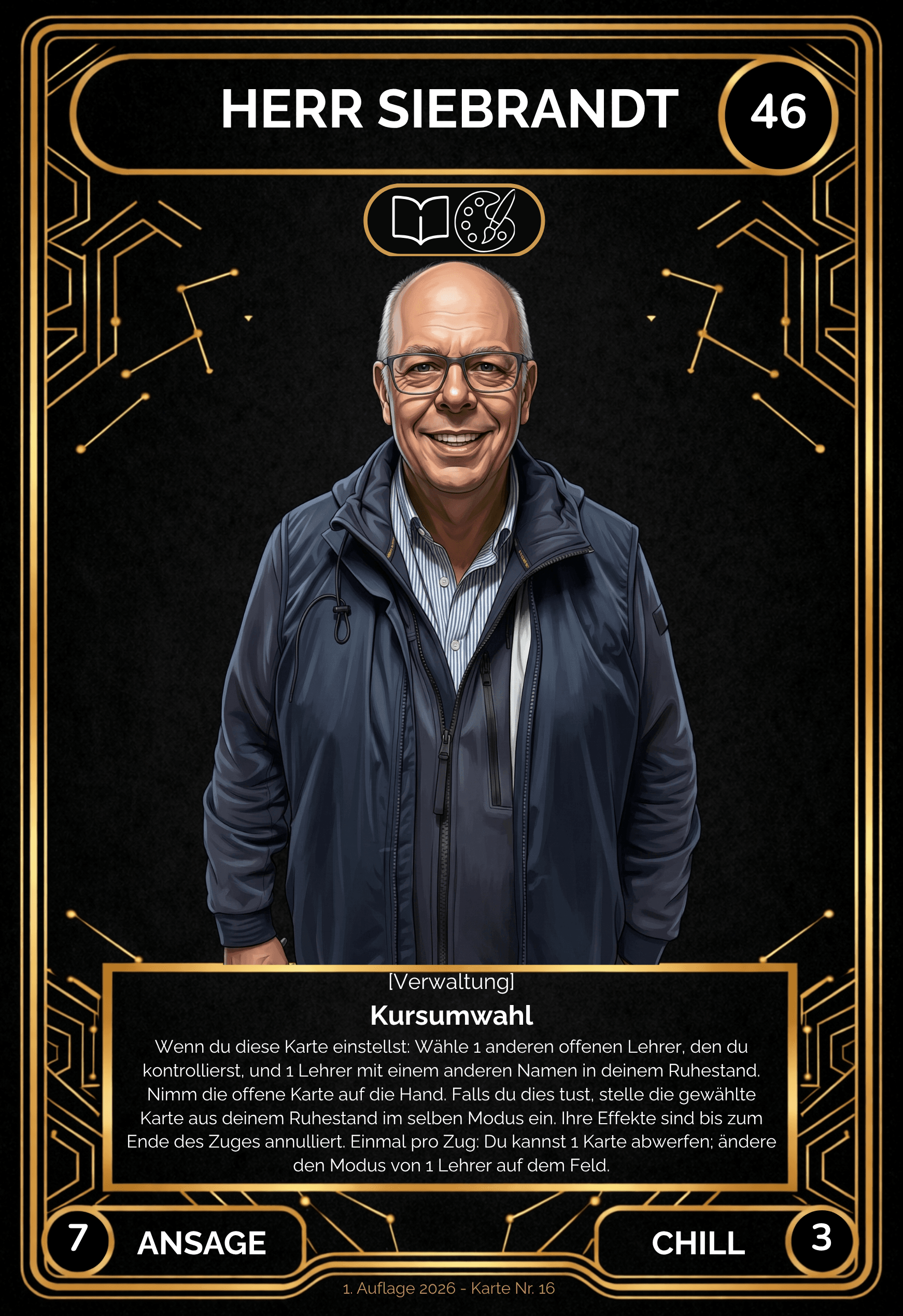 Karte Herr Siebrandt