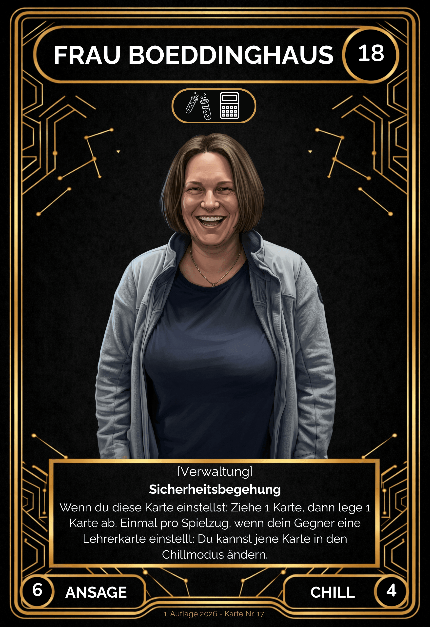 Karte Frau Boeddinghaus