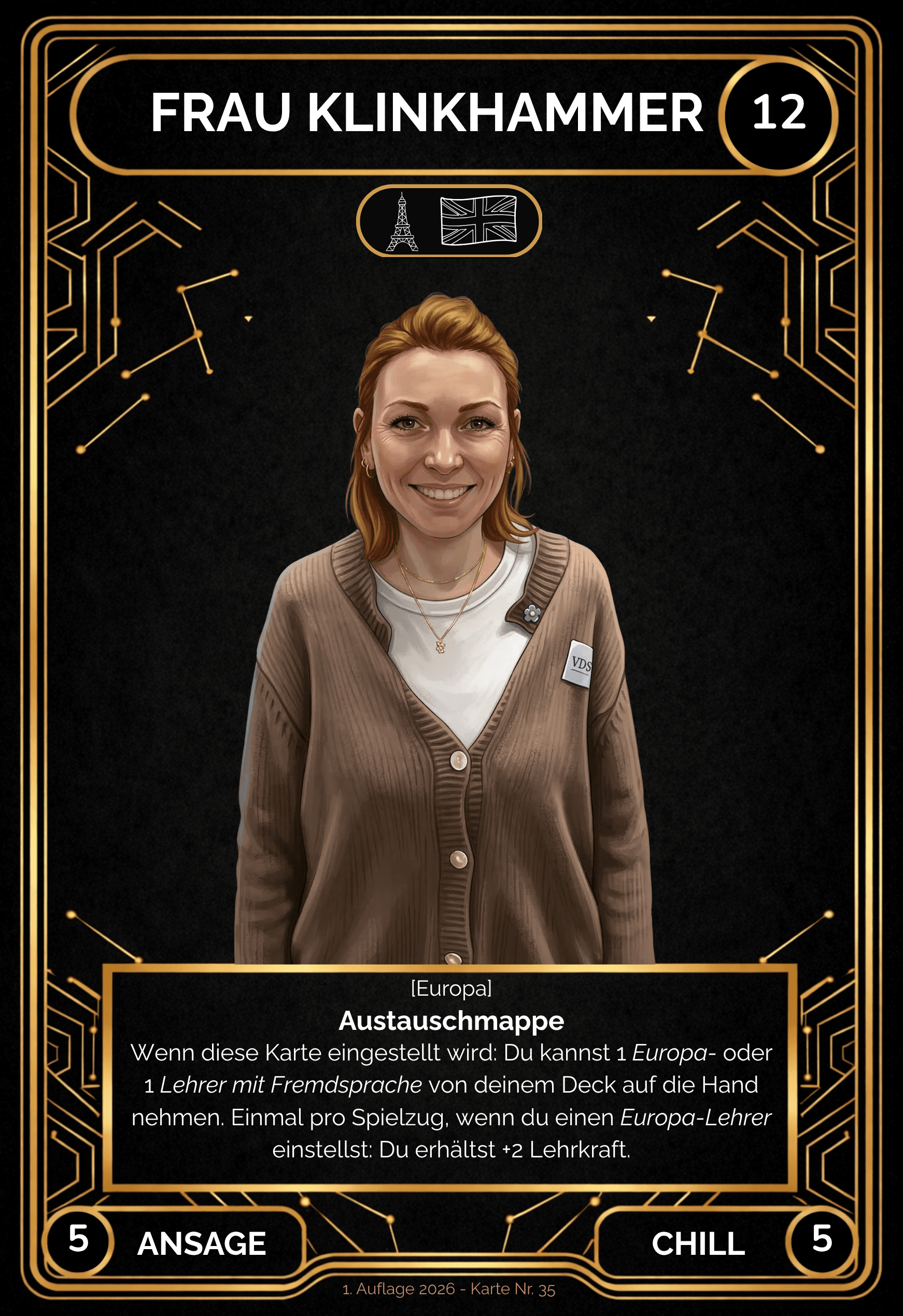 Karte Frau Klinkhammer