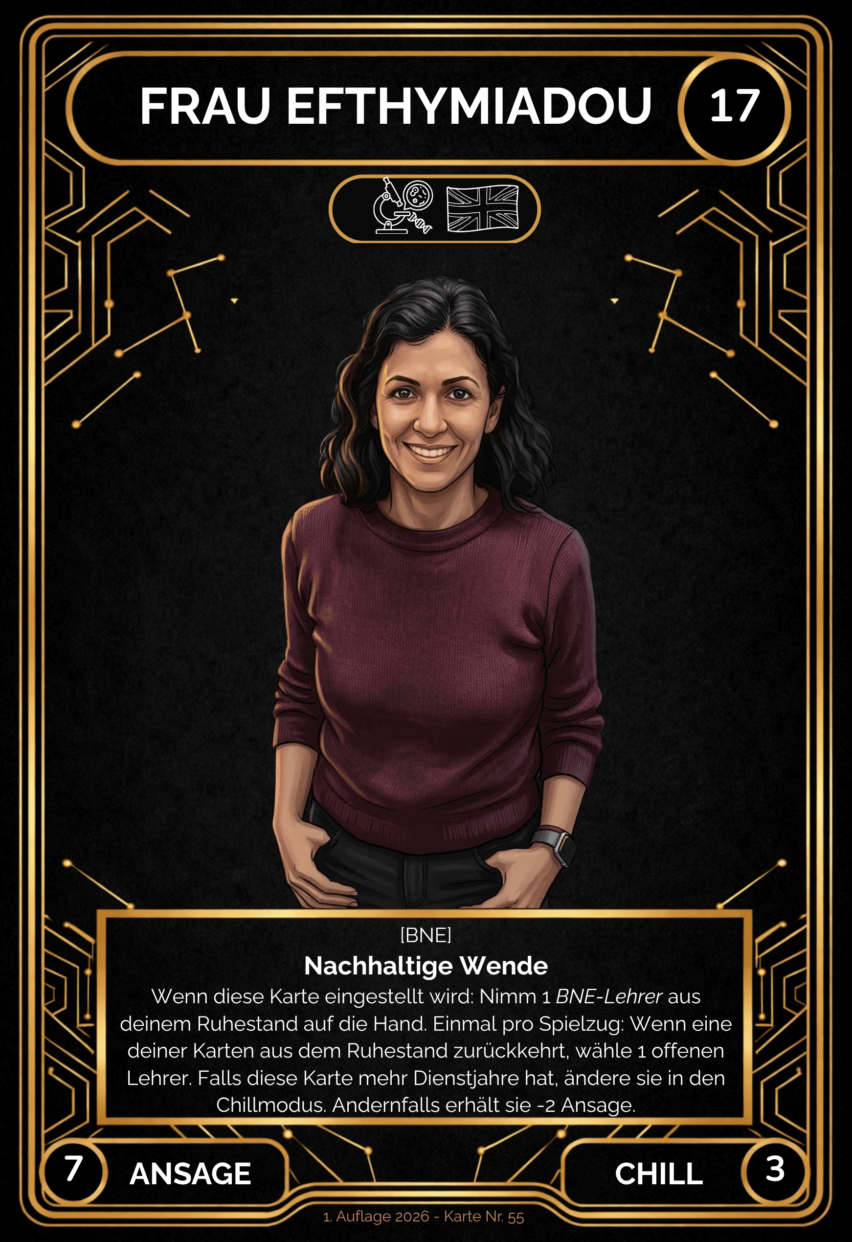 Karte Frau Efthymiadou