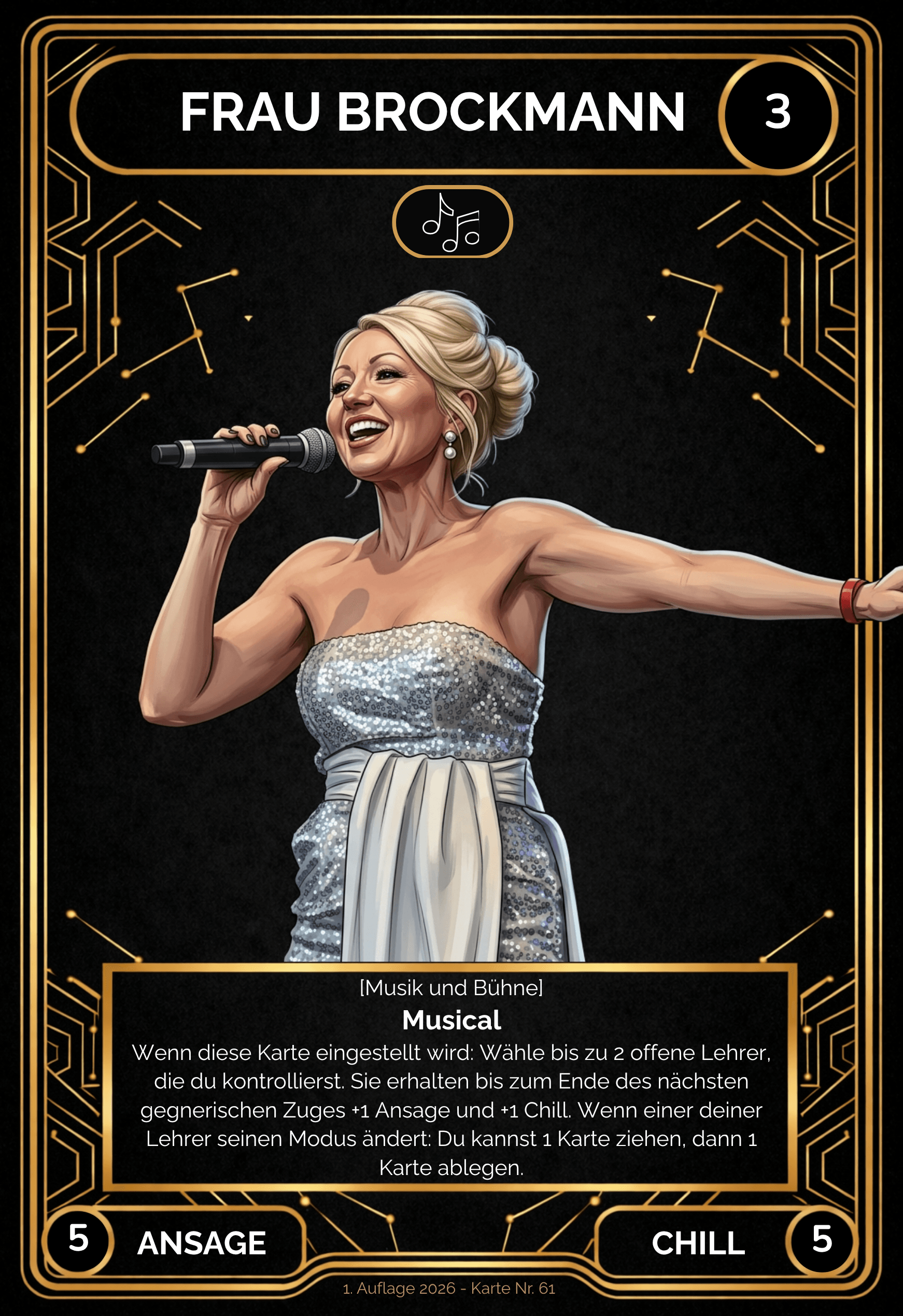 Karte Frau Brockmann