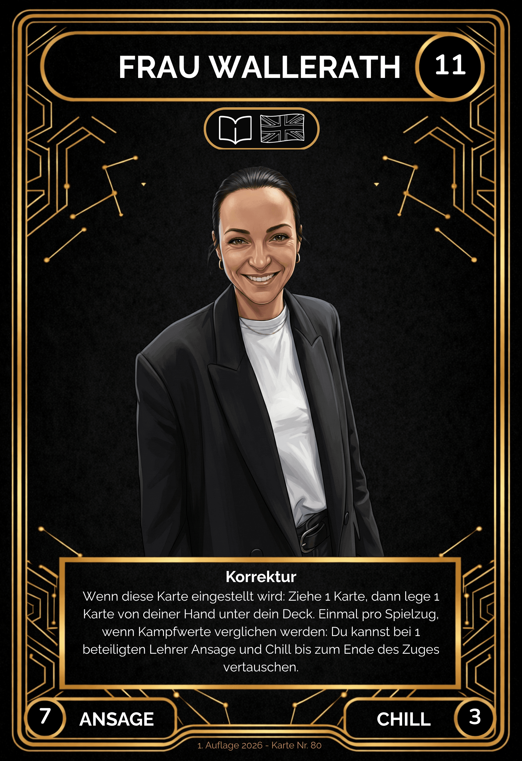 Karte Frau Wallerath