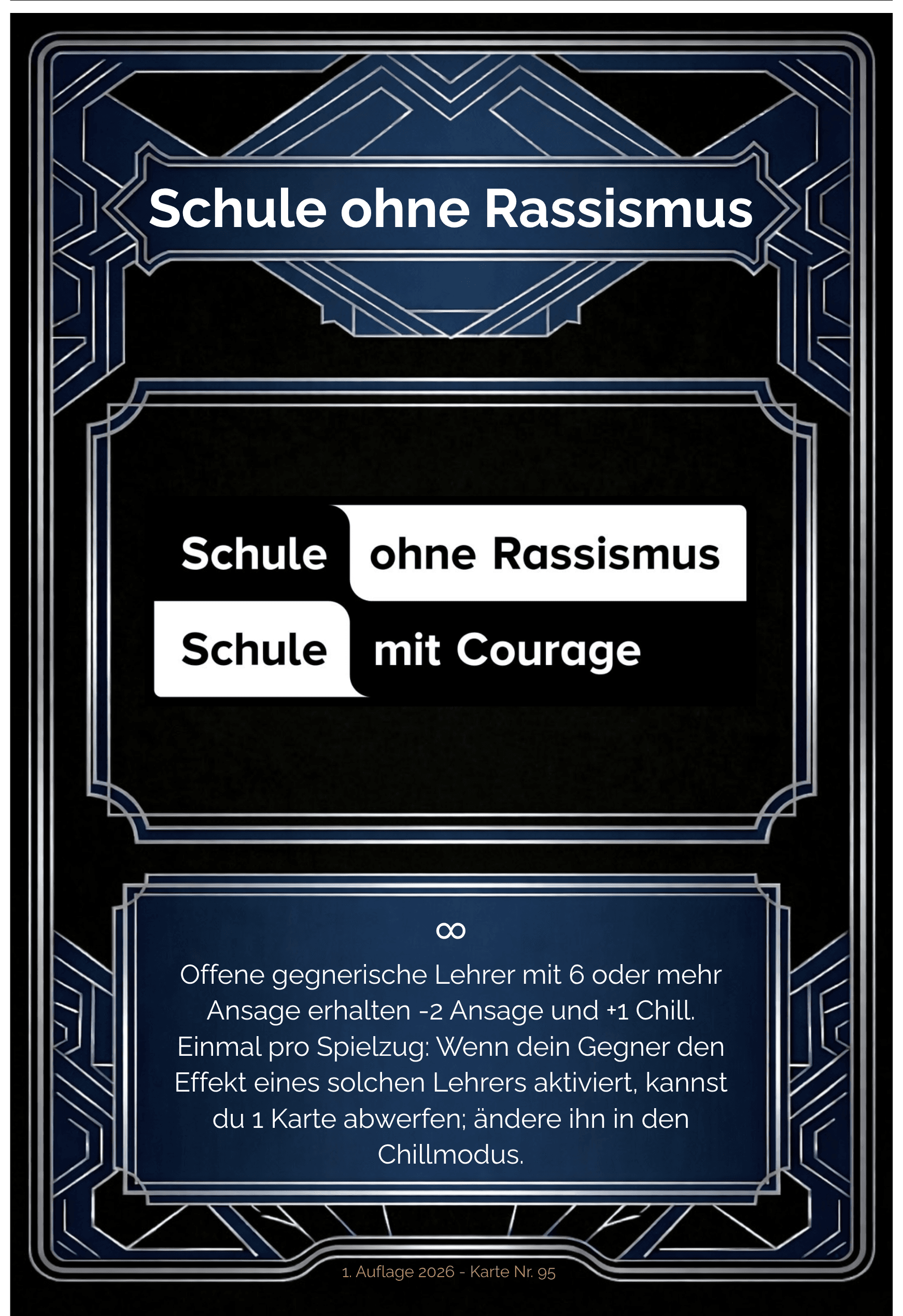 Karte Schule ohne Rassismus